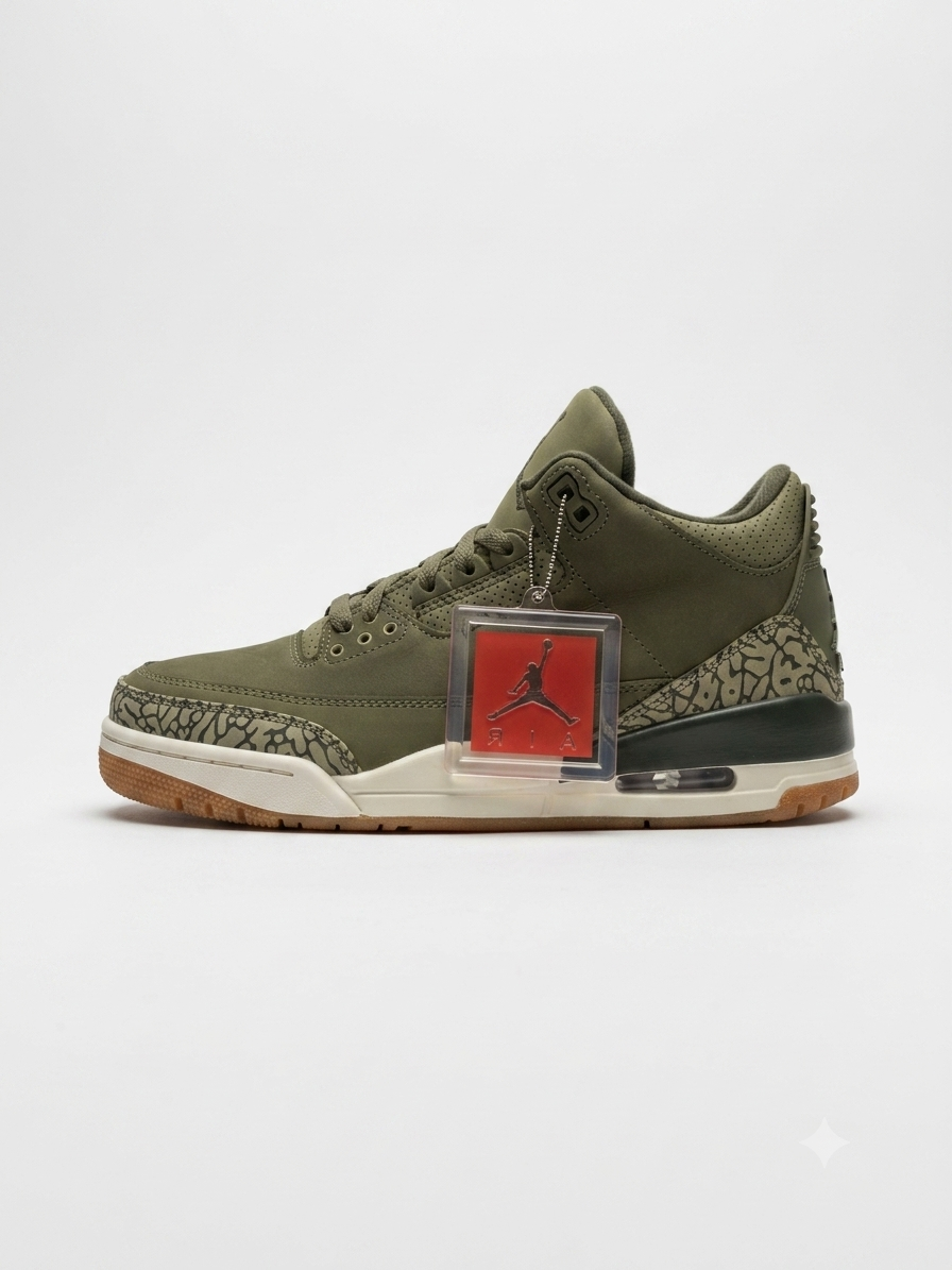 AIR JORDAN RETRO 3 ‘Médium Olive’
