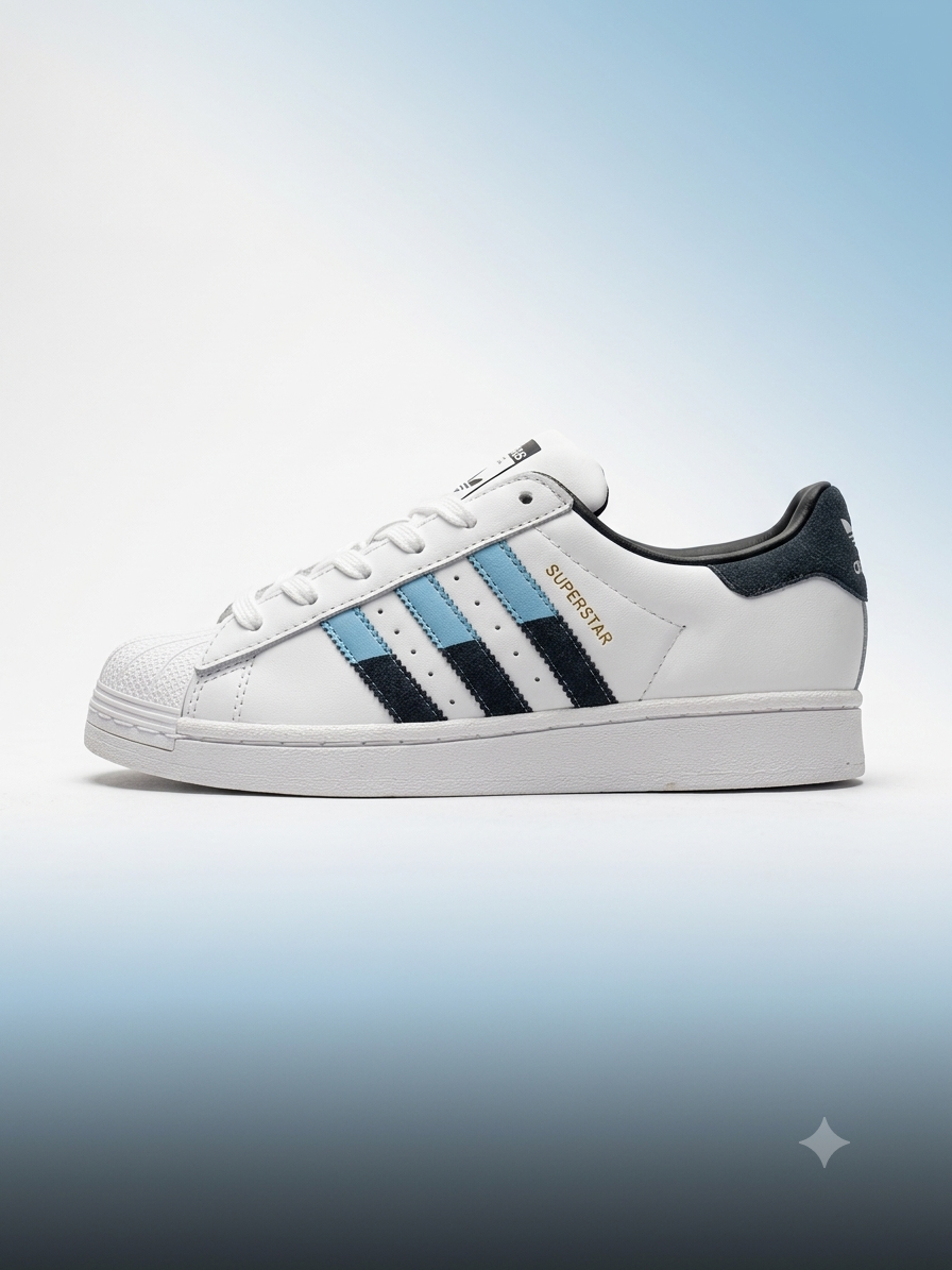 ADIDAS SUPERSTAR ‘White / Sky Blue / Core Black’
