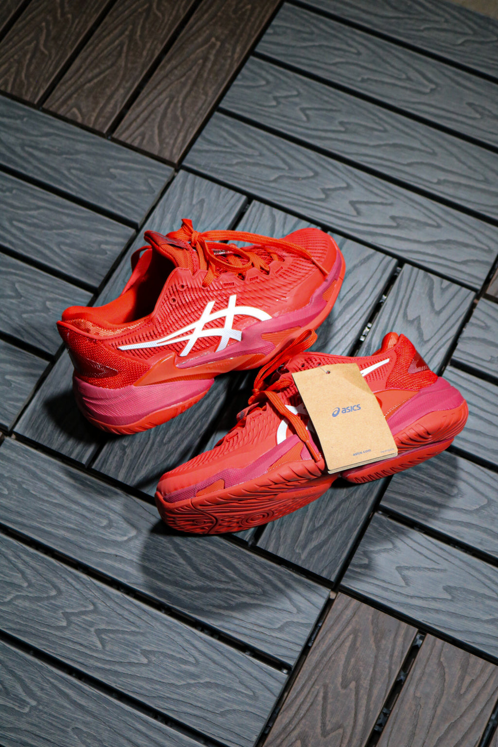 ASICS COURT FF 3 NOVAK CLAY ‘ROJO/BLANCO’