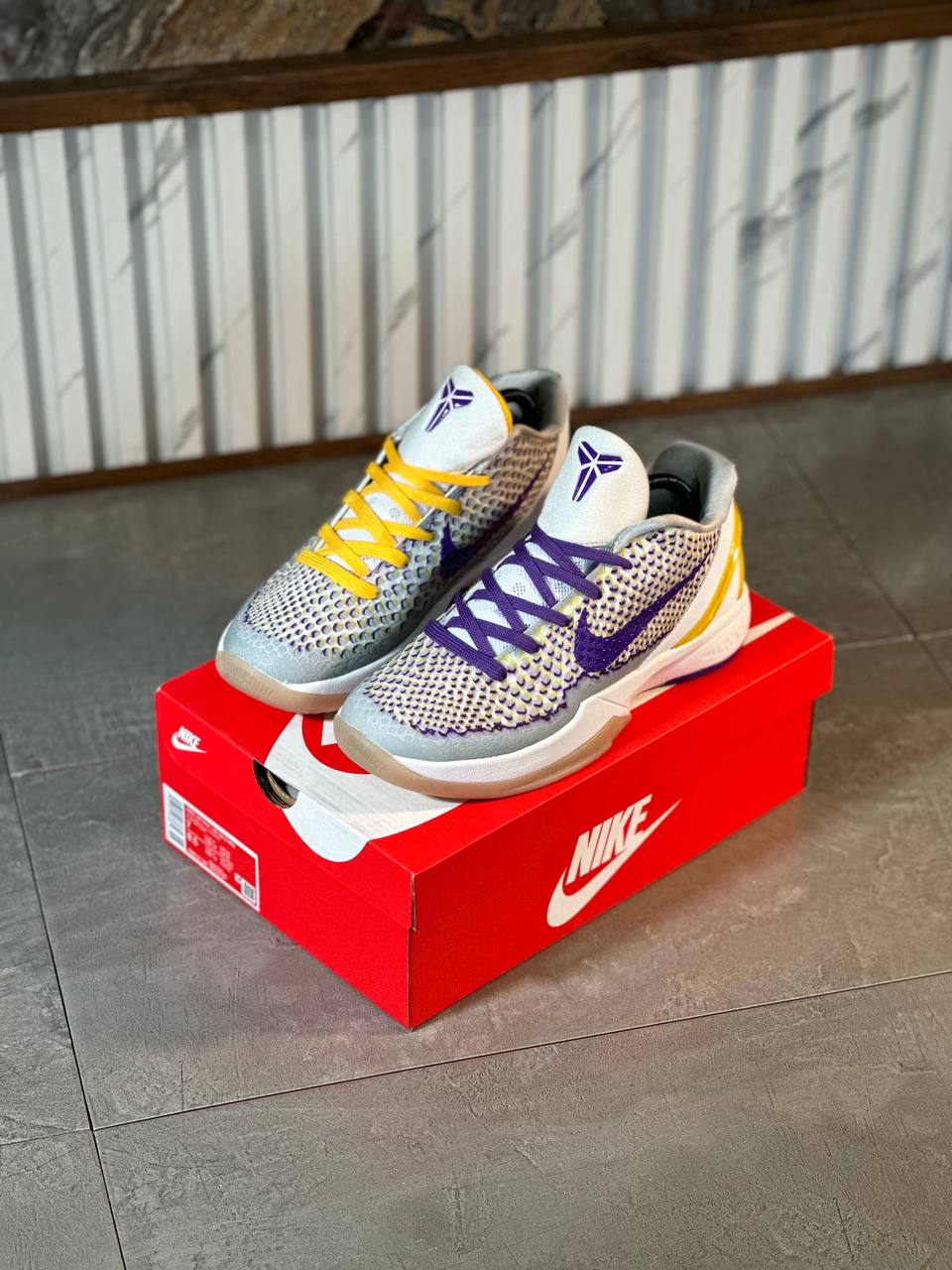 NIKE KOBE 6 3D LAKERS